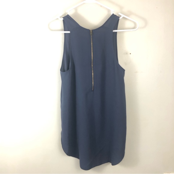 Wilfred Sèvres Blouse Sleeveless Top Navy Blue Size XS - Picture 2 of 7